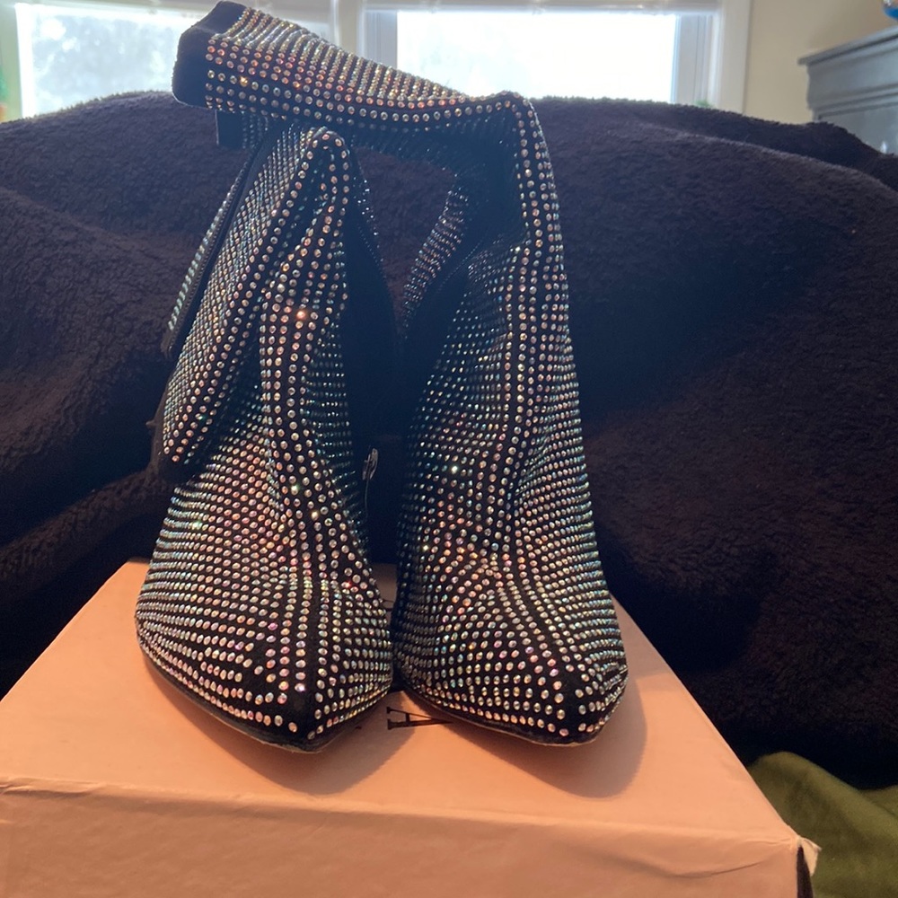 AKIRA DIEM-DUP STILETTO BOOTIES